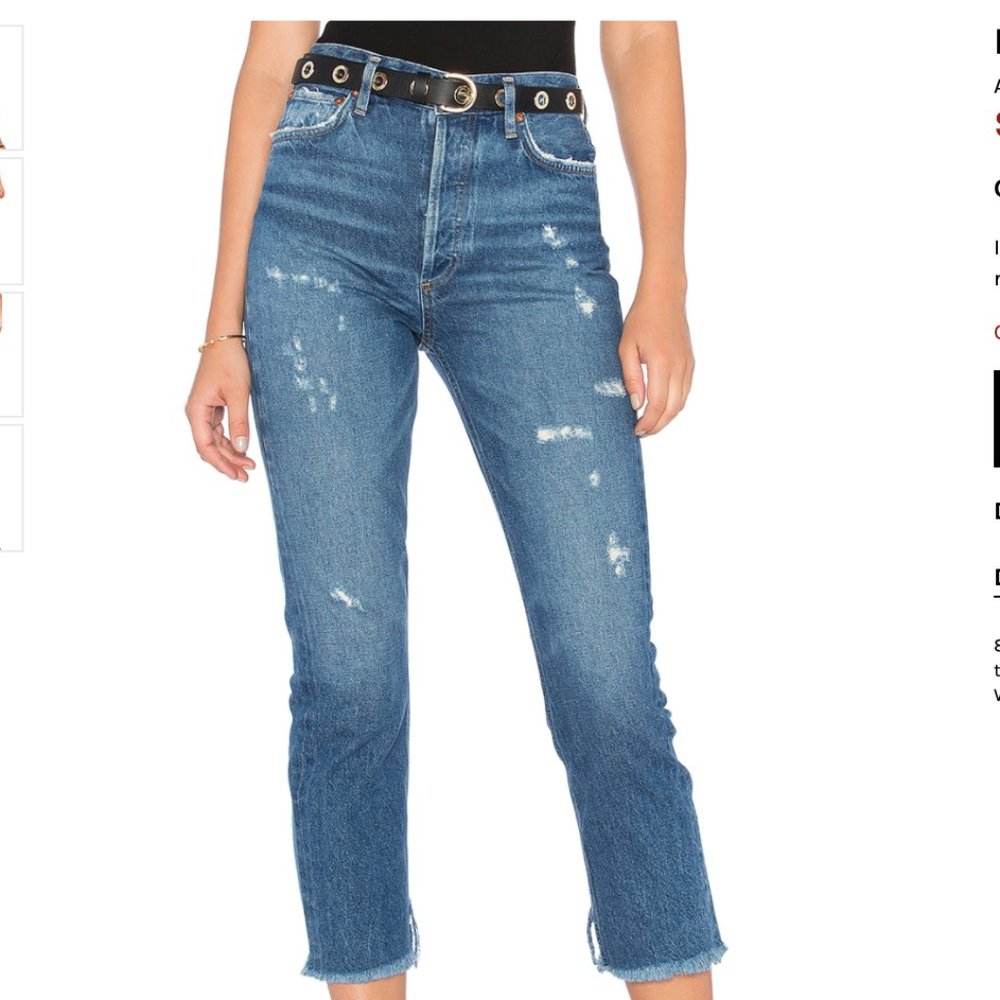 Agolde Riley straight in ‘Lowdown’